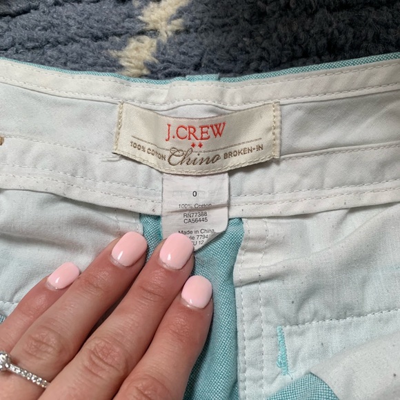 J Crew Light Blue Chino Shorts - Picture 2 of 5